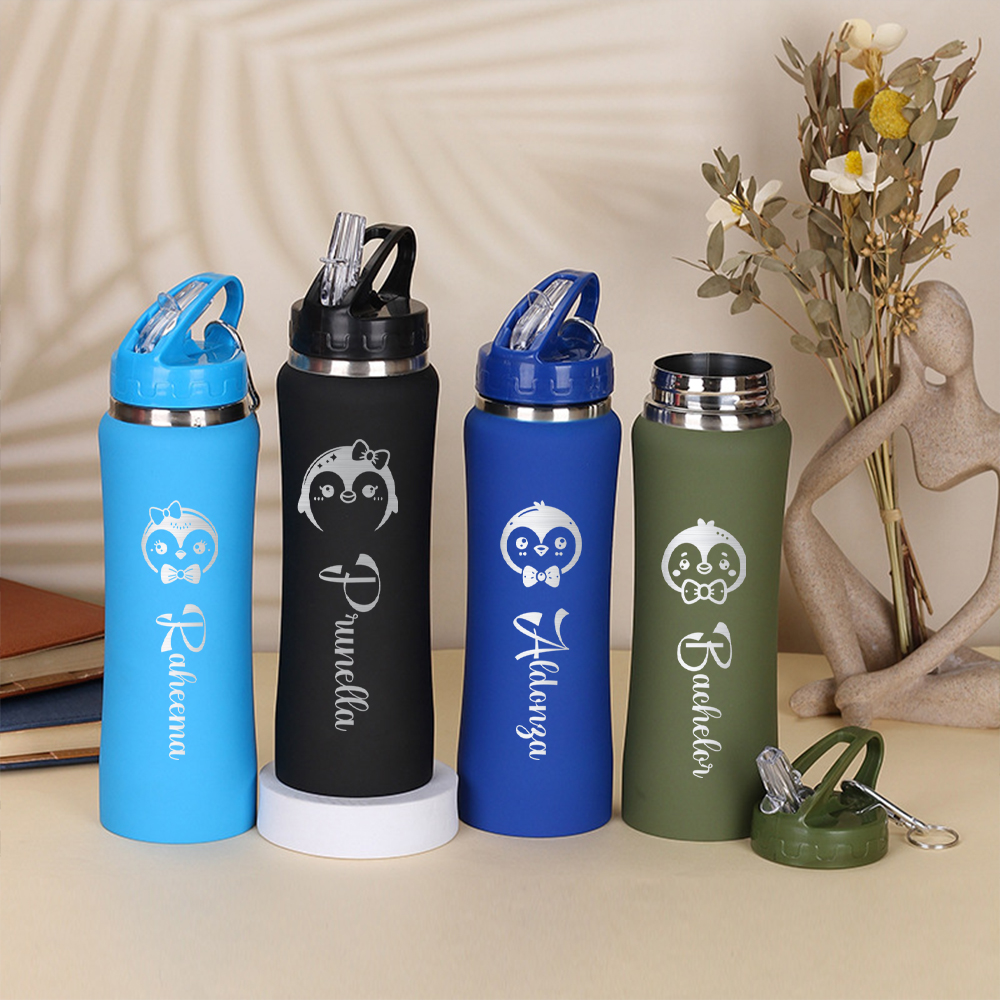 Sports Equipment And Names - 1PC Personalized Stainless Steel Water Bottle,