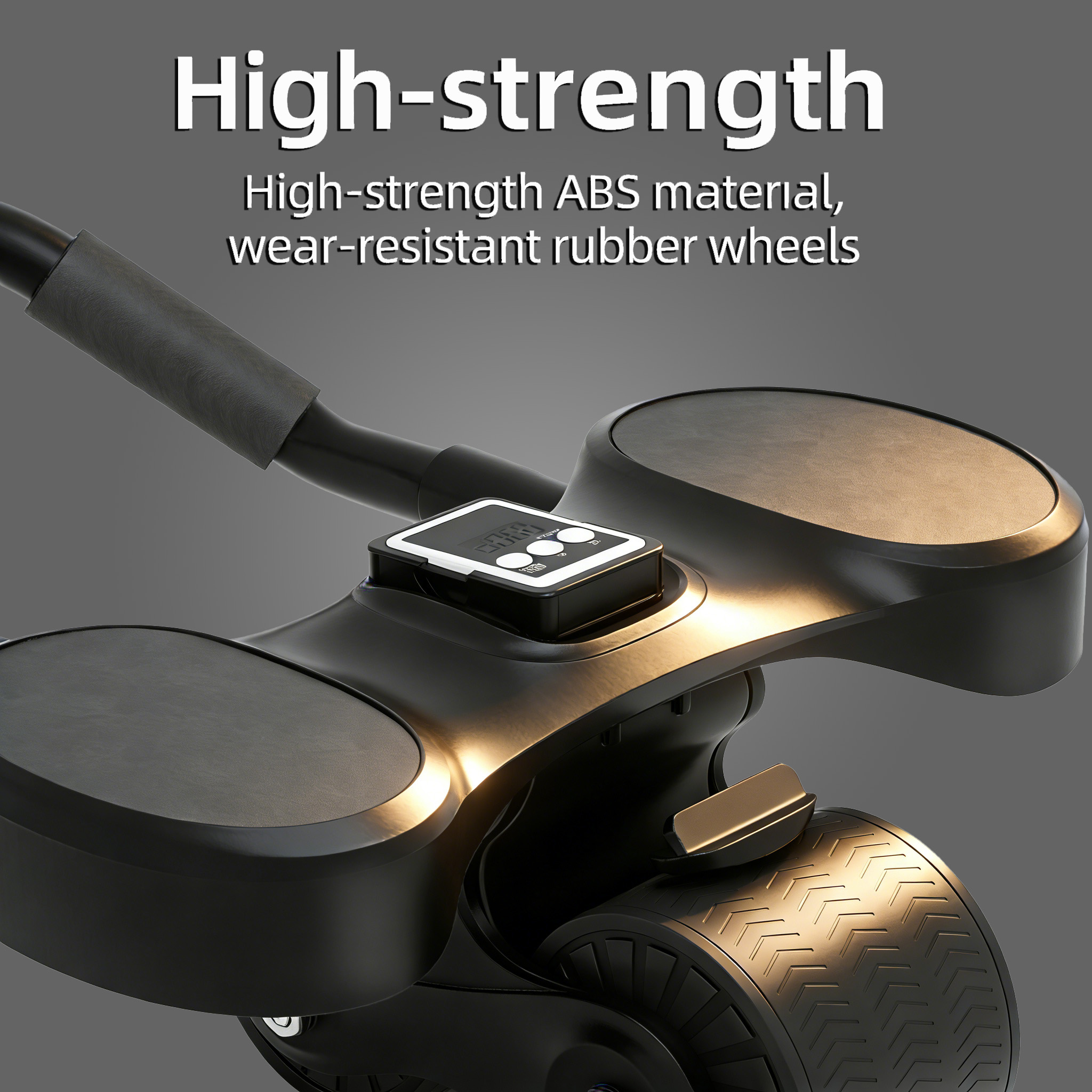 2-Wheels Ab Roller with LCD –  - Sports Equipment Website 评论和价格