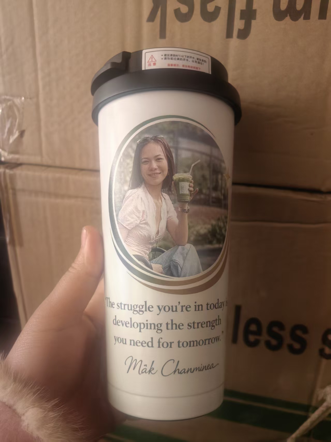 Custom Logo Name Thermos 500ML - Sports Equipment And Names 评论和价格