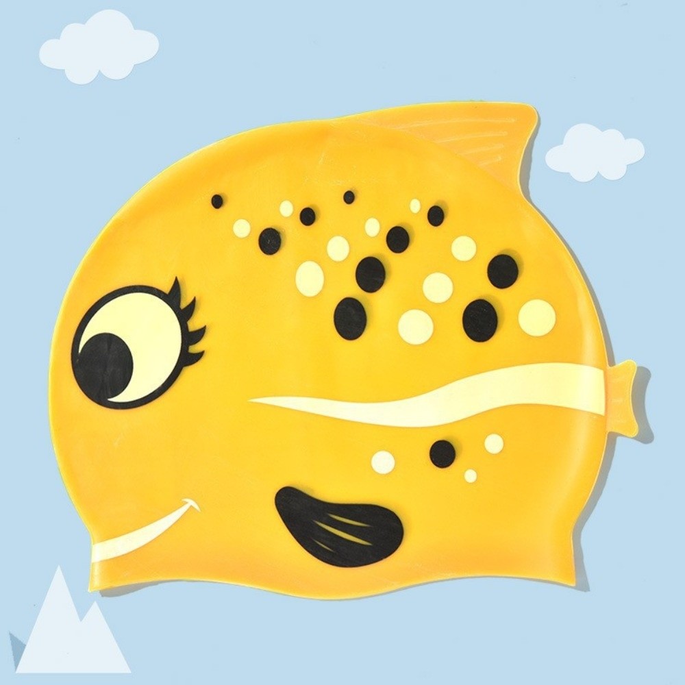 Cute Elastic Children's Swimmi - Swim Cap Silicone 评论和价格