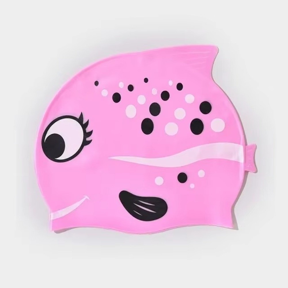 Cute Elastic Children's Swimmi - Swim Cap Silicone 评论和价格