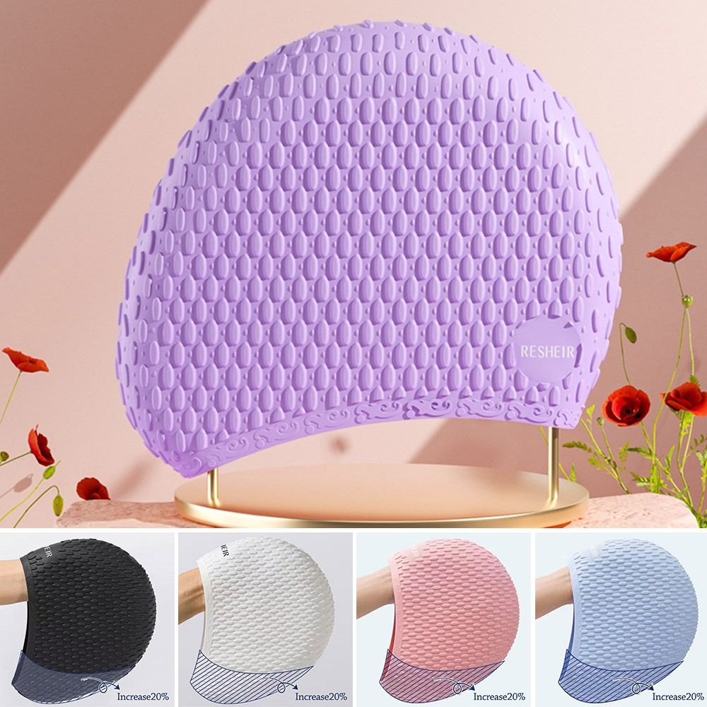 Elastic Summer Swimming Cap Wa - Swim Cap Silicone 评论和价格