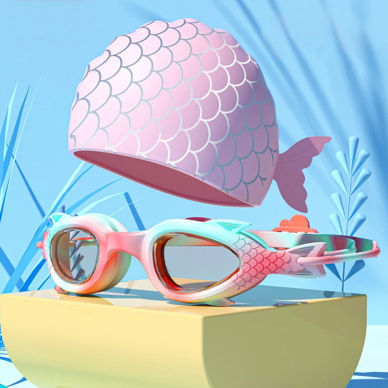 Children's swimming goggles; W - Swim Cap Silicone 评论和价格