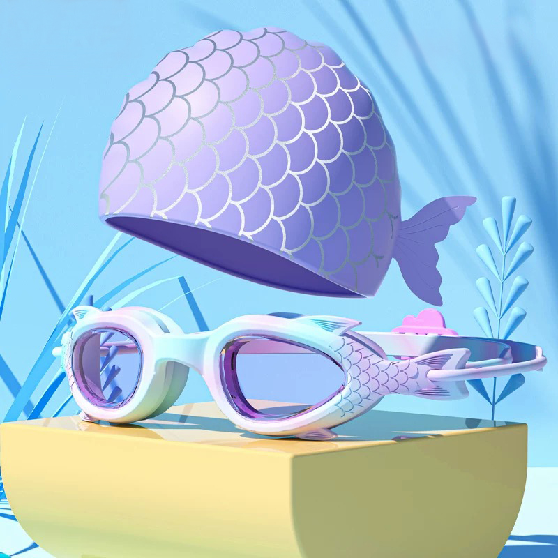 Children's swimming goggles; W - Swim Cap Silicone 评论和价格
