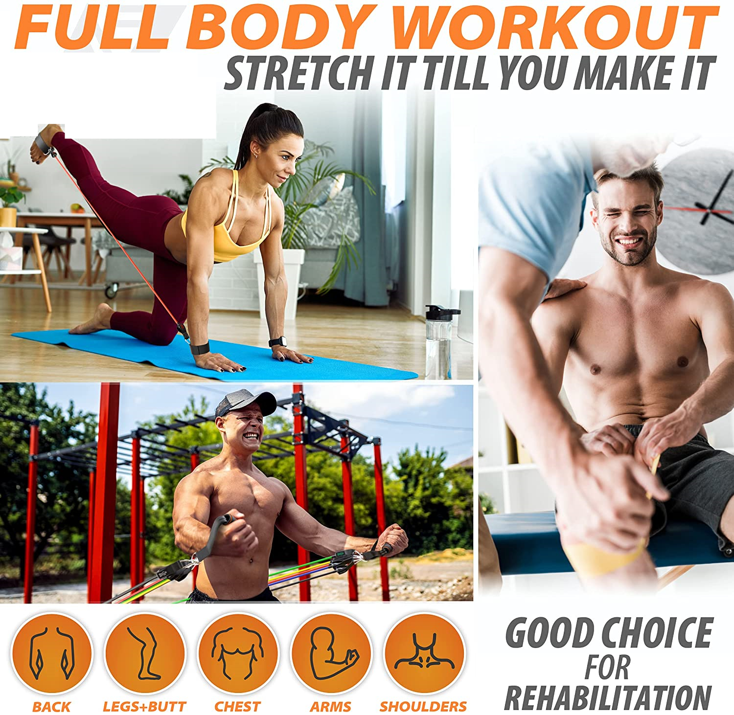 300lb Fitness Booty Resistance - Sports Equipment Website 评论和价格